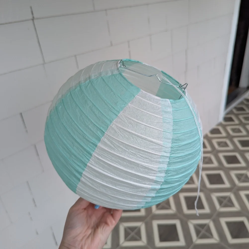 Set Of 6 Beach Ball Decorative Paper Lanterns Pool Party